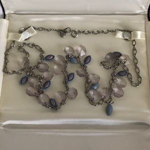 🎄HOST PICK🎄 EUC LOFT Silver & Blue Necklace